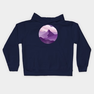 Cloudy mountain Kids Hoodie